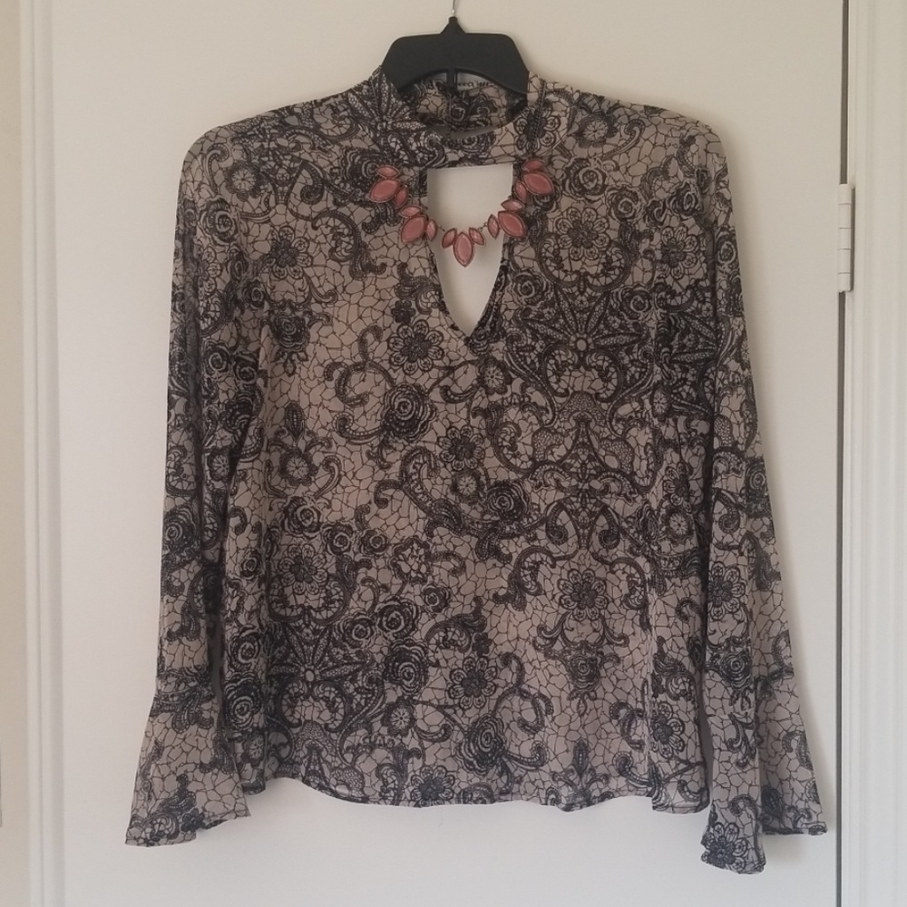 Harlow & Graham Sheer Flowy Top